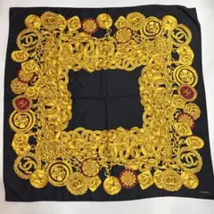 CHANEL シャネル ココマーク 総柄 グリポア スカーフ カレ90 - メルカリ