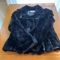 22 OCTOBRE ブラックファーコート サイズ38