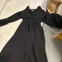 Ray Cassin ブラック ロングワンピース