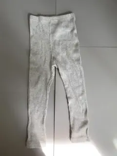 daily daily リブ編みレギンス ホワイトクリームL100 韓国服