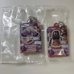 アイカツ　誰でもアイドル活動アクリルチャーム　紫吹蘭　セット　ガチャガチャ