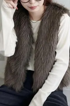 【完売品】Discoat ショートファーベスト