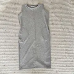 【新品未使用】AZUL BY MOUSSY ノースリワンピース グレー Sサイズ