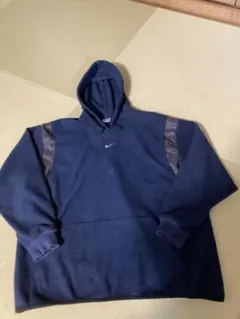 Nike フリース パーカー ネイビー 銀タグ ヴィンテージ