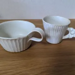花岡 隆 陶器 スープカップ 2個セット - メルカリ