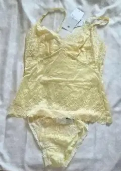 未着用　ワコール セット　レースキャミソール ショーツ　タグ付き