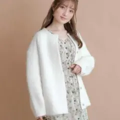 2025年最新】apuweiser-riche ふわふわニットショートコートの人気