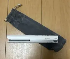 ストレートヘアアイロン ホワイト 収納ポーチ付き