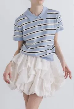 Herlipto Jules Knit Docking Tiered Sサイズ - メルカリ