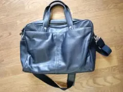 COACH 黒 レザー ショルダーバッグ