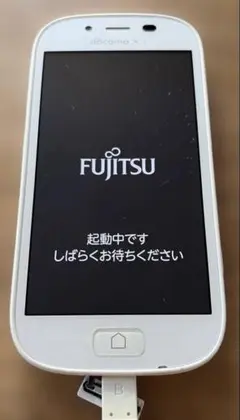 【美品】ドコモ らくらくホン らくらくスマートフォン3 F-06F 富士通