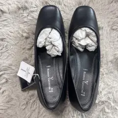 Romeo Valentino ブラック パンプス 24.5