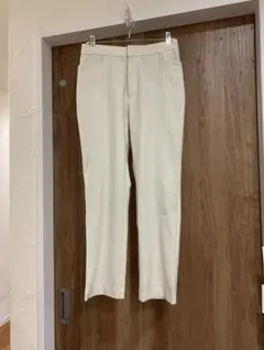 ☆ベルメゾン☆（座the）パンツ　アイボリー　ストレッチパンツ