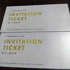 ★VT HOLDINGS 株主優待券 (2026年12月末期限)2セット