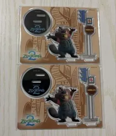 ズートピア2 二ブルズ G賞 アクリルスタンド 2個セット