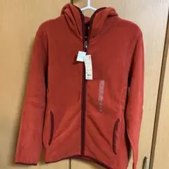 UNIQLO フリース　フルジップパーカー　レッド　M