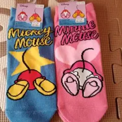ミッキー＆ミニー靴下