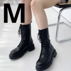【即購入〇】Heather ヘザー　アソートミドルブーツ　レースアップ　M