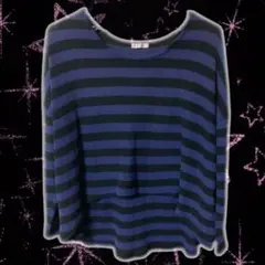 COLZA　ストライプ柄ニット　Mサイズのサムネイル