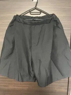 ブラックショートパンツ ウエストゴム