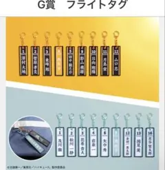ハイキューくじ フライトタグ