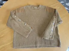 BEAMS HEART ブラウンニット 長袖