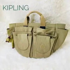 美品KIPLING キプリング　多機能 ハンドバッグ トートバッグ　ユニセックス