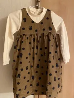 プチマイン　petit mainワンピース 120ミッフィー