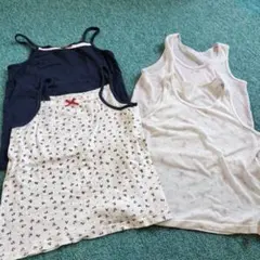 女の子向けキャミソール・タンクトップセット　140