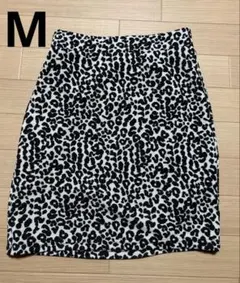 【新品】ヒョウ柄 タイトスカート レオパード M