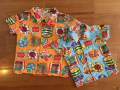 ANAP アナップ 80.110 ハンバーガー柄 シャツ 半袖