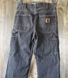 Carhartt ペインターパンツ　先染め　ブラックデニムパンツ W30