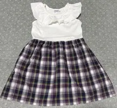 ミキハウス ノースリーブワンピース　120サイズ