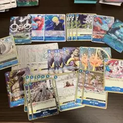 ワンピースカード 青黒レベッカ デッキ デッキパーツ - メルカリ