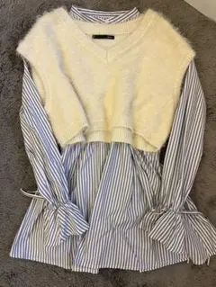 heatherシャツワンピース