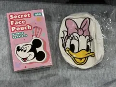 【デイジー】 ミッキー＆フレンズ シークレットポーチ カラビナ付き
