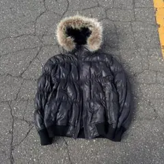 00s【archive】fur down jacket/Y2K/swag お兄系