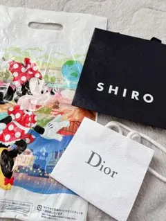 ミニーマウス・SHIRO・Dior ショップ袋セット