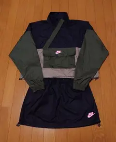 NIKE　S　セットアップ　カーキ×黒　Y2K