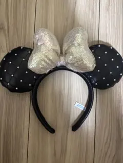 ディズニーシー　ミニーカチューシャ 黒