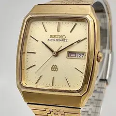 SEIKO キングクォーツ ゴールド 4823-8120 メンズ 電池新品 - メルカリ