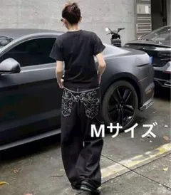 デニム ワイドパンツ