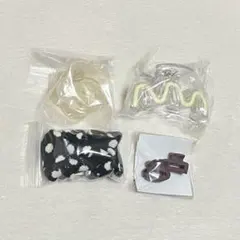 ヘアクリップ・シュシュ まとめ売り 韓国風／淡色／送料込み