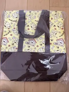 サンリオキャラクターズ ポムポムプリン 保冷ポケット付きトートバッグ