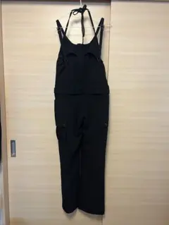 サロペット オールインワン ブラック Mサイズのサムネイル