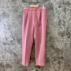 ✨GU✨ジーユー♡カラーパンツ♡キレイ目♡ウエストゴム入♡ストレッチ無♡ピンクM