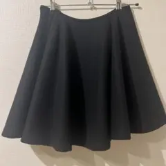 【新品未使用】 ヨーコチャンYOKO CHAN サーキュラースカート YOKO CHAN ヨーコチャン ウールサーキュラーフレアースカート ブラック