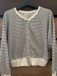 freaks★ストライプ スナップカーディガン 長袖★フリークスストア