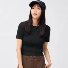 ❤︎GU＊ラメクロップドセーター❤︎M