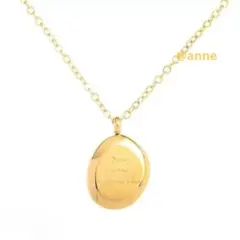 ネックレス コイン ゴールド あずきチェーン サージカルステンレス 大人気 新品